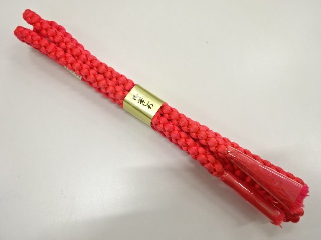 JAPANESE KIMONO / UNUSED HAND-TIED OBIJIME